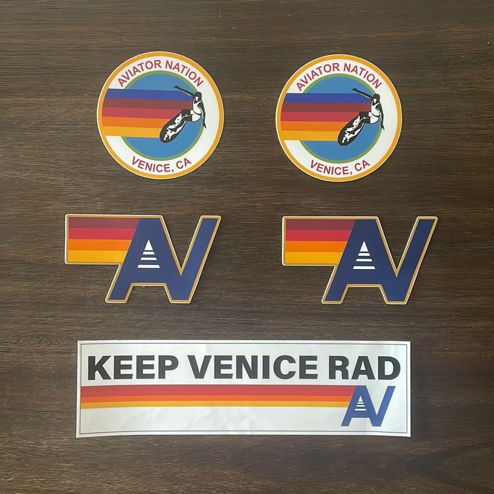Aviator Nation Sticker Set